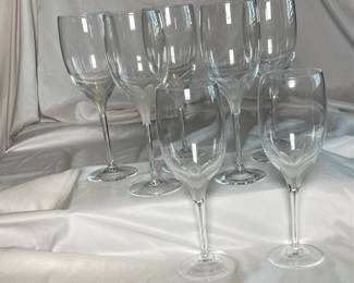 Lenox Atrium Wine Glass  floral frosted design 7  Reserve $80