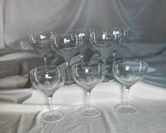 Lenox Atrium Champagne Tall Sherbet glass 8 Reserve $60