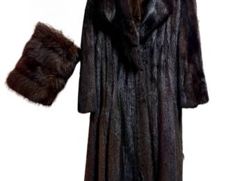 Mink Coat with Mink Muff