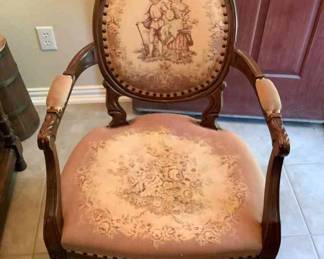 French Tapestry Chair