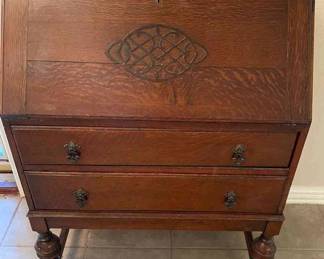 Oak Writing Secretaire
