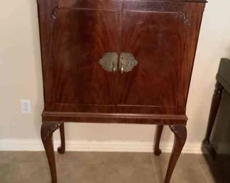 Vintage Queen Anne Liquor Cabinet