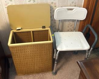 HAMPER AND SHOWER CHAIR