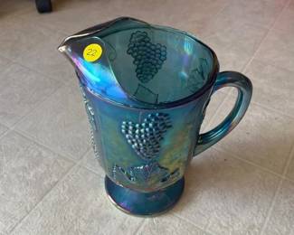 INDIANA GLASS CARNIVAL PITCHER