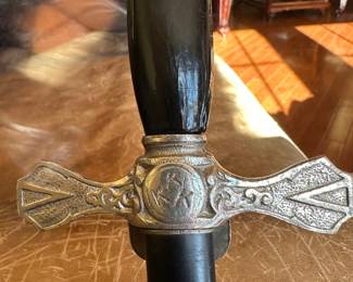 ** ﻿﻿﻿1910-1920’s Klan leader sword.  This sword with the sheath is in excellent condition.  Sword will be auctioned.  See auction description for details.