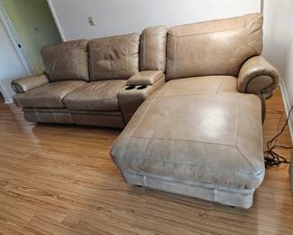 Here's the reason we took this sale. 
Very nice electric recliner leather sofa sectional
Like new $800.00
This one retails for $3900.00