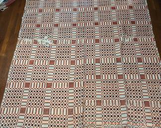 Woven Wool Coverlett