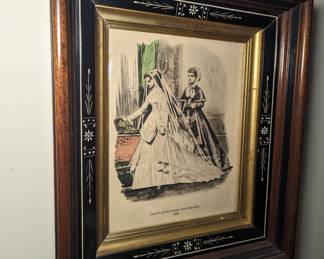 Antique Fashion Print