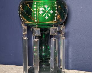 Pair of Victorian Lustres