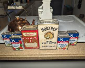 Vintage Spice Tins