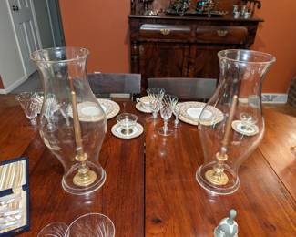 Hurricane Candle Centerpiece