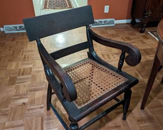 Cane Bottom Dining Chairs (Set of 6)