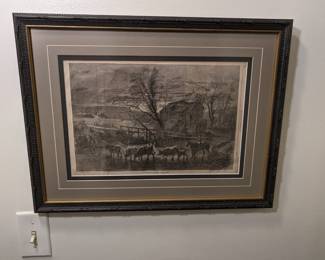 Harpers Magazine Framed Pages