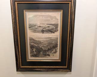 Harpers Magazine Framed Pages