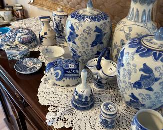 SOME DELFT BLUE DISHES
