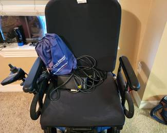 If you know someone that needs an Electronic Wheelchair - Here is a Cadillac of Wheelchairs - They paid 15,000.00 for it. Barely Used