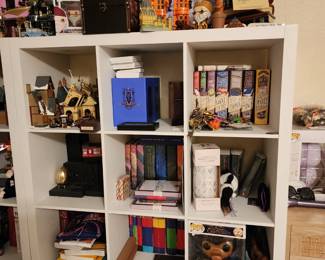 Large Collection of Harry Potter Items - Shelving
