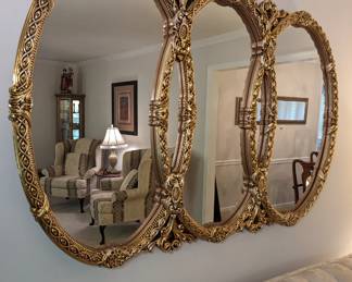 Large 3 oval mirror