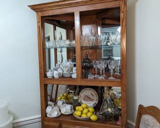 Mirrored corner cabinet
