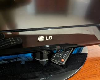 LG TV with remote