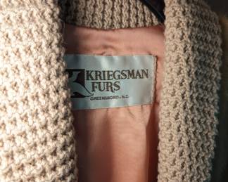 Kriegsman Furs jacket