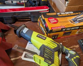 Ryobi reciprocating saw