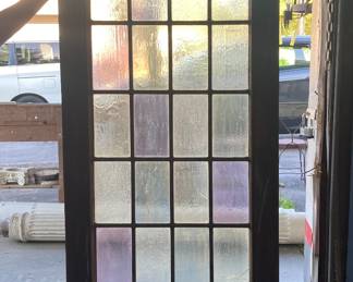  Beautiful leaded stain glass window