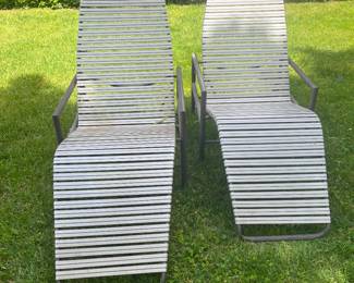 outdoor MCM loungers