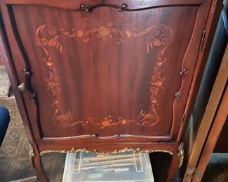 Vintage record cabinet