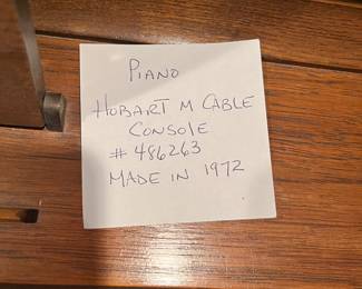 Piano 1972