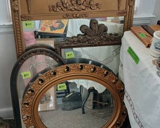 Beautiful antique mirrors! 