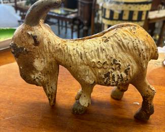 Cast Iron "Oscar the Goat" bank