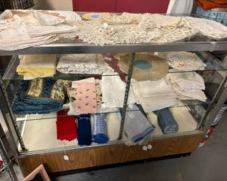 Beautiful hand done linens.