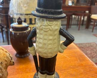 Cast Iron Planters Mr. Peanut bank