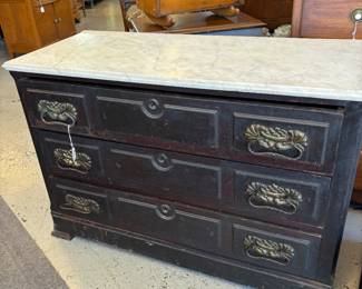 Nice Marble Top Chest with original hardware