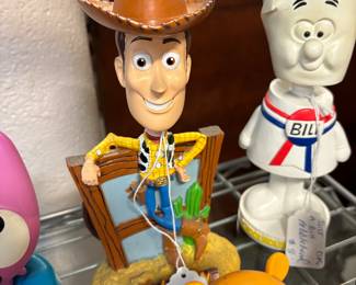 Great toys in excellent condition.  Andy-Toy Story, "Just a Bill"-School House Rock, Snoopy