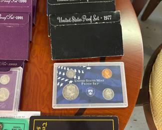 Coins - United States Proof Set,1977,78,83,84,85,90,91., 93,94. United States Mint Proof Set