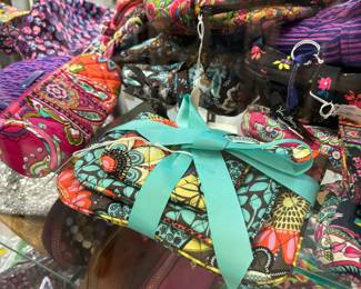 Vera Bradley purses, clutches, make up bags, coin purses, brush bags and more