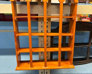 Nice wood curio shelf