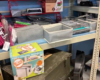 2 Military Trunks.  Lots of organizers and storage