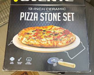 Here comes the kitchen - so much more to post. Ovente 13" ceramic pizza Stone Set still in the boc