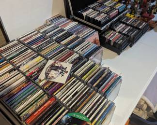 Rock cassettes and CDs