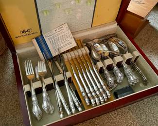 1847 Rogers Bros silverware purchase in 1956