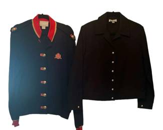 St John Military  Naval Style Jacket and Dt John Bee Button Jacket