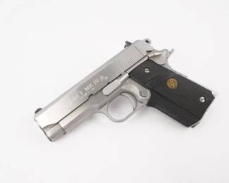 Make: COLT
Model: Colt Officer's ACP
Caliber: 45 Auto
Action: Semi
Barrel: 3.5
Bore: Shiny
Serial # SFA3871
Condition: Excellent
The Colt Officer's Model or Colt Officer's ACP is a single-action, semi-automatic, magazine-fed, and recoil-operated handgun based on the John M. Browning designed M1911. It was introduced in 1985 as a response from Colt to numerous aftermarket companies making smaller versions of the M1911 pistol. This Colt was manufactured in 1985. This Pistol is in excellent condition showing normal signs of use and wear.