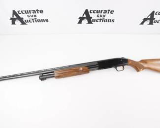 Make: Mossberg
Model: 500A
Caliber: 12 GA
Action: Pump
Barrel: 28
Bore: Bright
Serial # P954746
Condition: Very Good
The Mossberg 500A 12 Gauge Pump Action Shotgun is a standard pump action shotgun featuring dual extractors, steel-to-steel lockup, twin action bars and an anti jam elevator. This Shotgun is in very Good condition showing normal signs of use and wear.