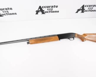 Make: Winchester
Model: 240W
Caliber: 12 GA
Action: Semi
Barrel: 28
Bore: Shiny
Serial # N922167
Condition: Excellent
This Winchester 240W Western Field is chambered in 12 Gauge, it will chamber up to 2 3/4” shells, and the barrel is 28 inches long. This shotgun has a wood stock and fore-end, a modified choke, a blued receiver and barrel, and a steel front bead sight. This shotgun is in excellent condition showing normal signs of use and wear. 