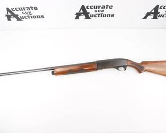 Make: Remington
Model: Model 11-48
Caliber: 12 GA
Action: Semi
Barrel: 30
Bore: Frosty
Serial # 5005047
Condition: Good
The Remington Model 11-48 is a semi-automatic shotgun manufactured by Remington as the first of its "new generation" semi-automatics produced after World War II. This shotgun is believed to be manufactured in 1976 and is in good condition showing signs of use,surface rust and wear. 