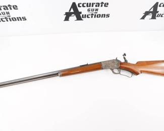 Make: Marlin
Model: 39
Caliber: .22 S/L/LR
Action: Lever
Barrel: 24
Bore: Shiny
Serial # S7714
Condition: Excellent
The Model 39 was introduced in 1922, and did not carry a prefix. The S prefix likely was first used in the 1925-26 for only ONE YEAR.. Approx. 21,000 total rifles were made with the S-prefix. S# S7714. This RARE piece also features the original Peep sight. These Rifles are highly sought after and very hard to find. This Rifle is in excellent condition for its age and shows light scratches on Butt end of stock and shows normal signs of use and wear. 