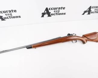 Make: REMINGTON
Model: 1903
Caliber: 30-06
Barrel: 24
Bore: Shiny
Serial # 3082717
Condition: Excellent
The Model 1903A3 was a modification of the Model 1903 rifle, commonly called ""the Springfield"". The changes were effected to make the rifle easier and cheaper to produce. The change of rear sight also made the rifle more compatible with the M1 rifle (the Garand) for training and combat use. They were made by both Remington and Smith Corona. A total of 1,020,675 were made, all but 236,831 by Remington. Production began in December 1942, running concurrently for a while with the Model 1903 which Remington was also making. This rifle has a sporterized stock. This Rifle is in excellent condition showing minimal signs of use. Please see photos.
